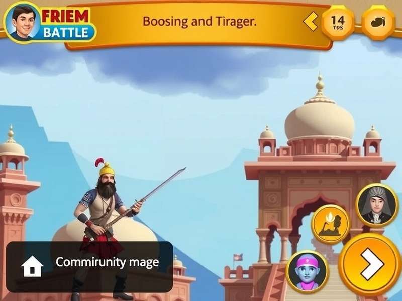 Harmandir Sahib Battle Quest mobile interface
