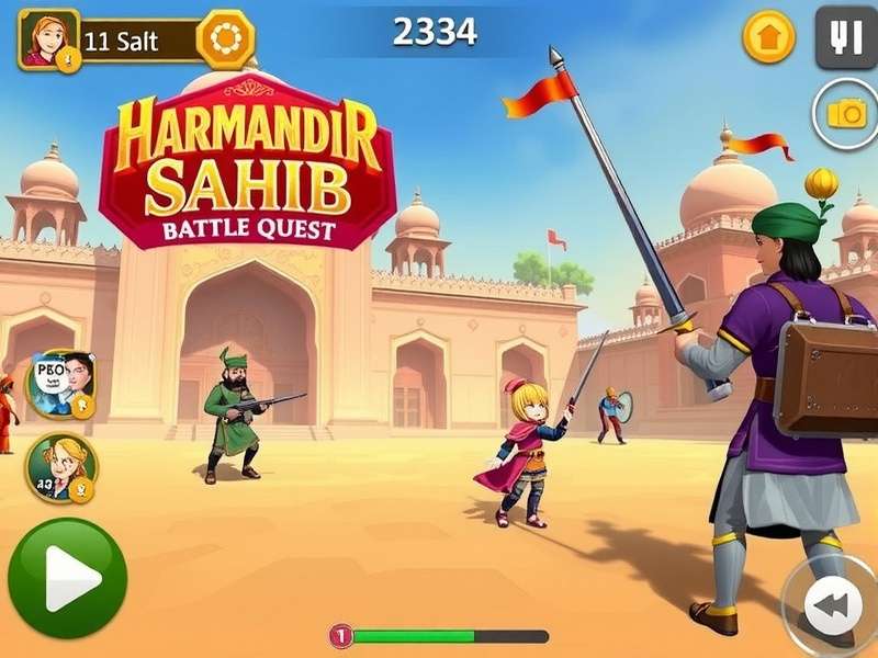 Harmandir Sahib Battle Quest gameplay screenshot